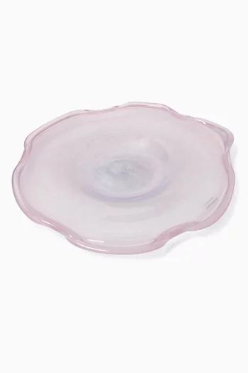 Large Pond Plate in Recycled Glass