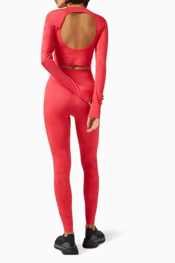 x Stella McCartney Long-sleeve Yoga Top in Recycled Nylon