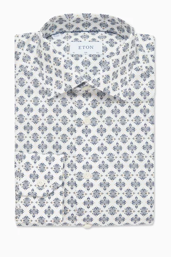 Medallion-print Shirt in Cotton & TENCEL™ Lyocell