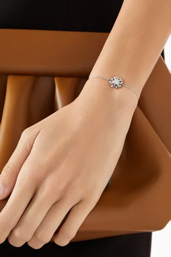 Mini Starlight Diamond Bracelet in 18kt White Gold