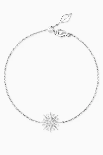 Mini Starlight Diamond Bracelet in 18kt White Gold