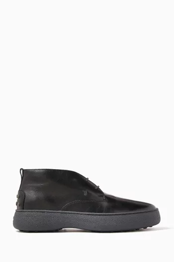 Heritage Desert Ankle Boots in Leather
