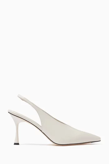 Razor 90 Slingback Pumps in Leather