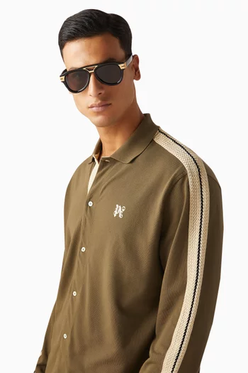 Paradise Aviator Sunglasses in Acetate
