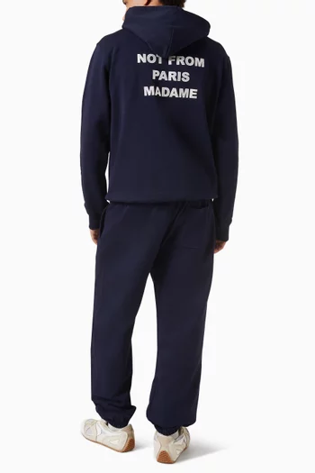 Le Hoodie Slogan in Cotton