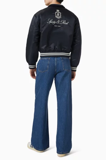 Vendome Varsity Jacket in Nylon