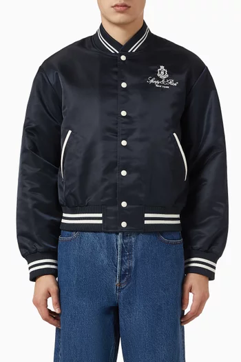 Vendome Varsity Jacket in Nylon