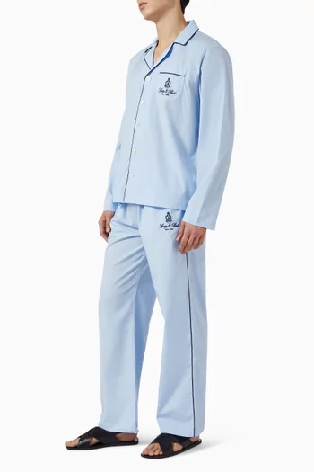 Vendome Pyjama Pants in Cotton Poplin