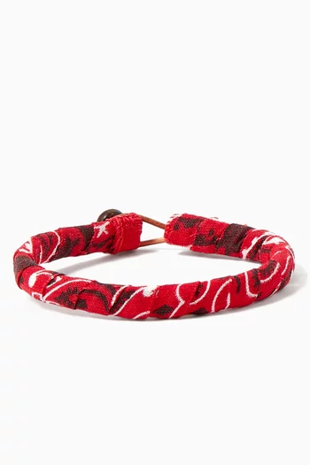 Red bandana bracelet online