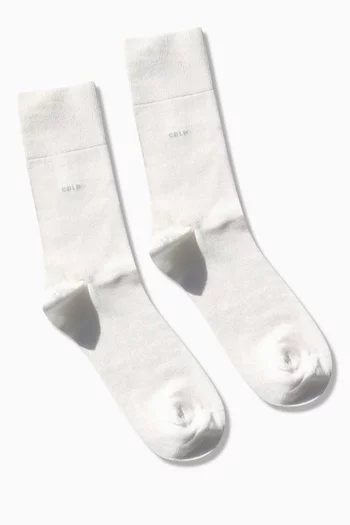 Mid Length Socks, Set of 5