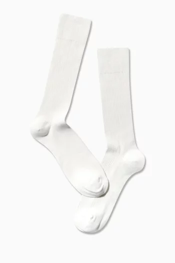 طقم جوارب متوسطة الطول، 6 أزواج