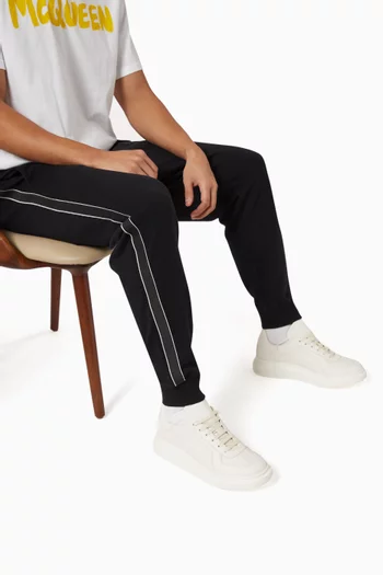 Retro Oversized Sneakers in Calf Leather