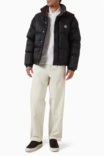 Straight-fit Pants in Cotton-canvas