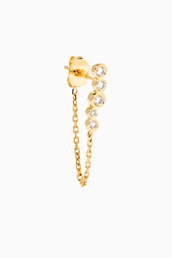 Rio Diamond Single Earring in 18kt Gold