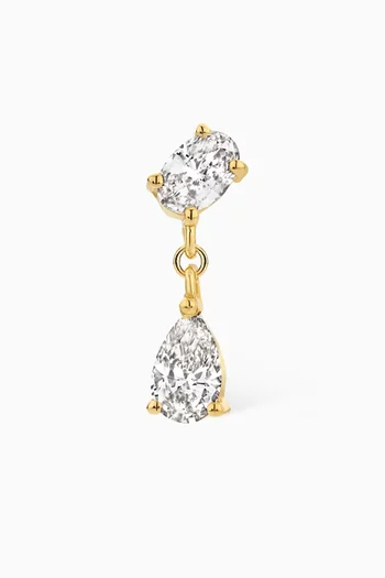 Nemo Diamond Single Earring in 18kt Gold