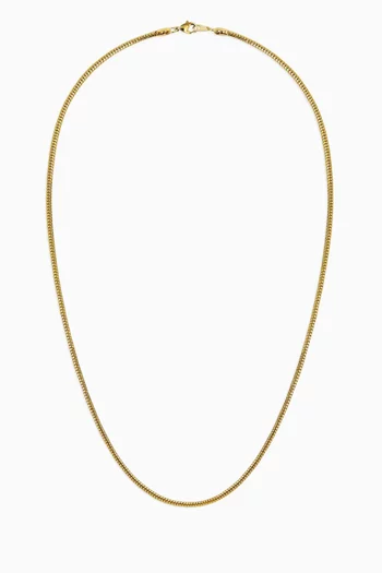 Bali Chain Necklace in Gold-plated Brass