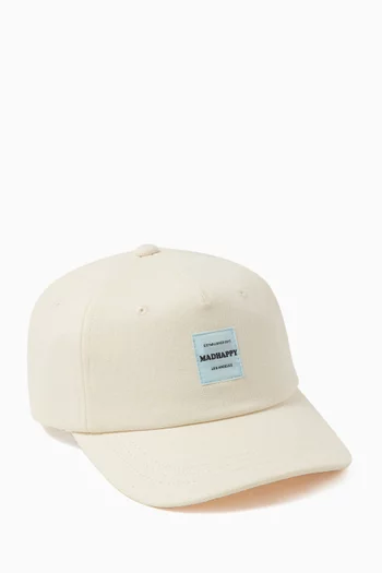 Logo Label Hat in Canvas