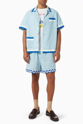 Seedling Stripe Shirt in Linen