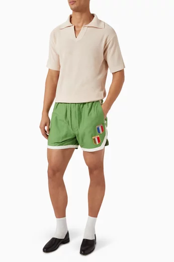 Italia Gym Shorts in Cotton