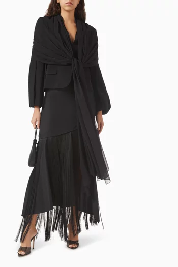 Self-tie Wrap Jacket