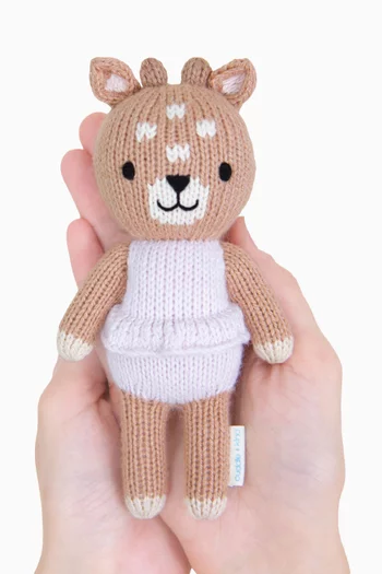 Tiny Violet The Fawn Soft Toy in Cotton