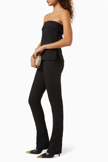 Cecile Strapless Top in Wool