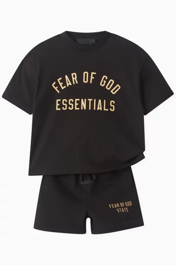 Crewneck T-shirt in Cotton-jersey
