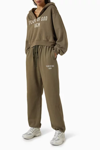 Logo Sweatpants in Cotton-fleece
