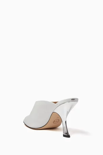 Lucinda Mule Sandals in Smooth Leather