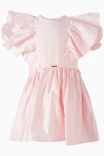 Ruffle Pleated Dress