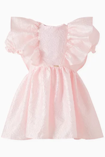 Ruffle Flared Dress