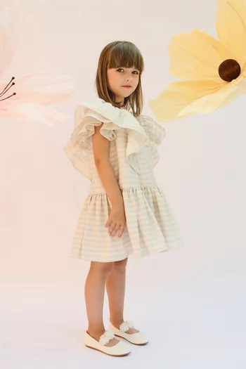 Striped Flared Dress