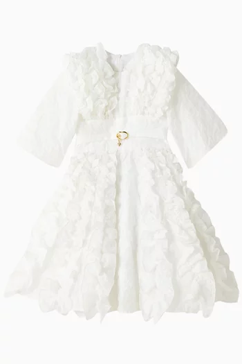 Belted Flared Dress