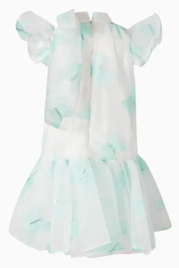 Tie-around Ruffle Dress