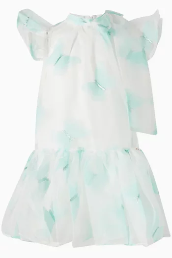 Tie-around Ruffle Dress