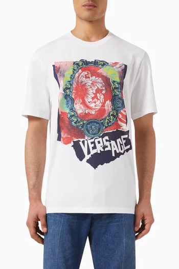 Punk Collana Print in Cotton