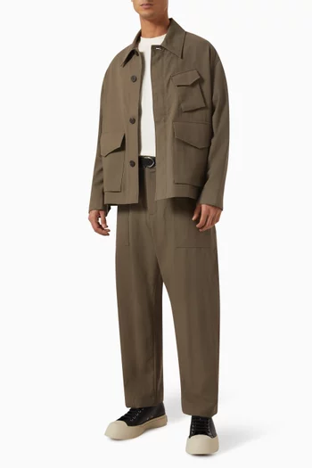 تي شيرت بيو فضفاض جيرسيه انسيابي