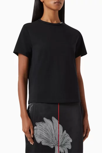 Logo Tab T-shirt in Organic Cotton