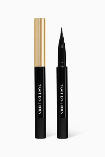 مستحضر سائل ودقيق لرسم محيط العينَين Trait d'Hermès، أسود حبري (Encre Noire)،‏ 0.5 ملل