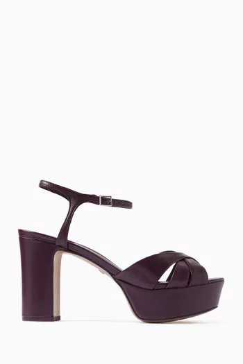 Keefa 105 Platform Sandals in Nappa Leather