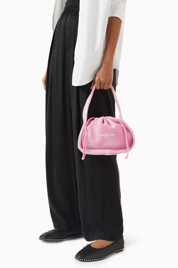 Small Ryan Bag in Rib-knit Cotton-blend