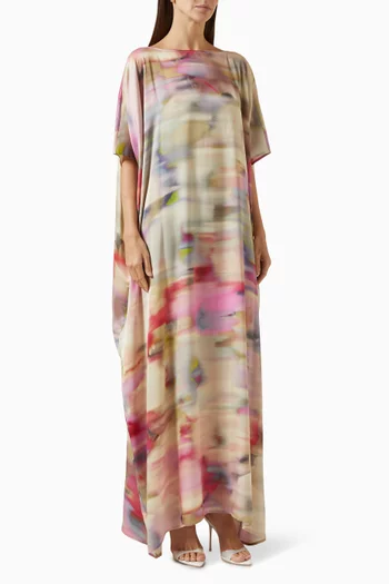 قفطان مزين بنقشة