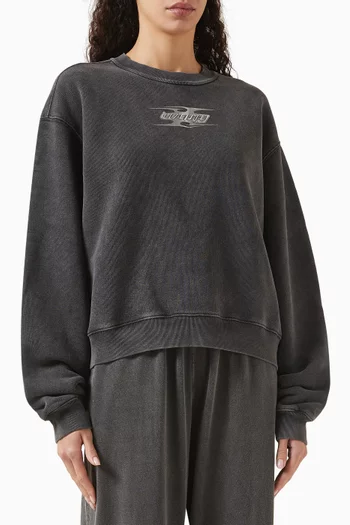 Blade-logo Sweatshirt in Cotton