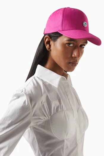 Evil Eye Baseball Cap in Cotton