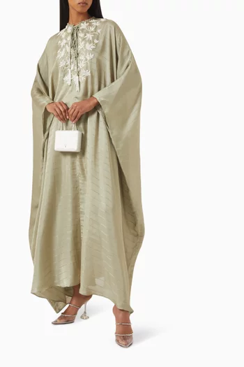 Embellished Tie-up Kaftan