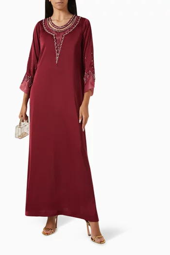 قفطان كريب مطرز