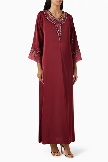 قفطان كريب مطرز