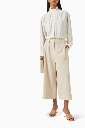 High-neck Blouse