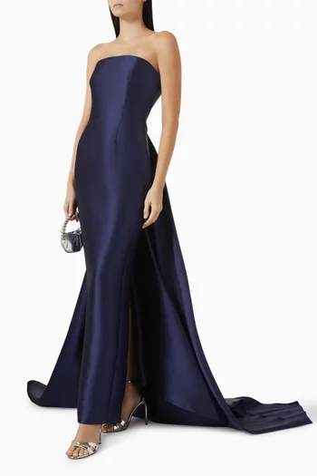 Imani Strapless Gown in Twill