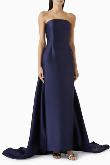 Imani Strapless Gown in Twill